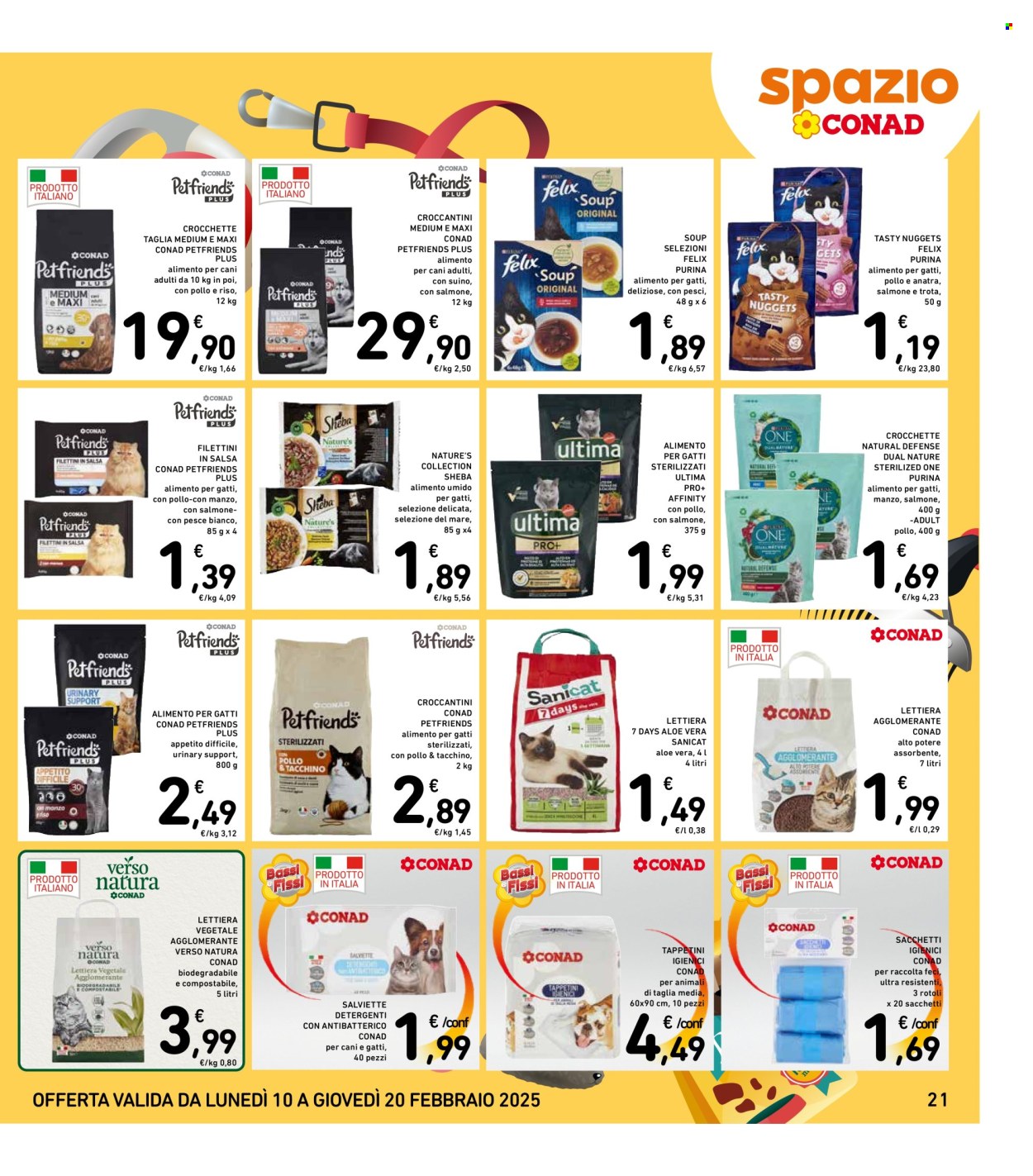 Volantino Spazio Conad - 10/2/2025 - 20/2/2025. Pagina 1