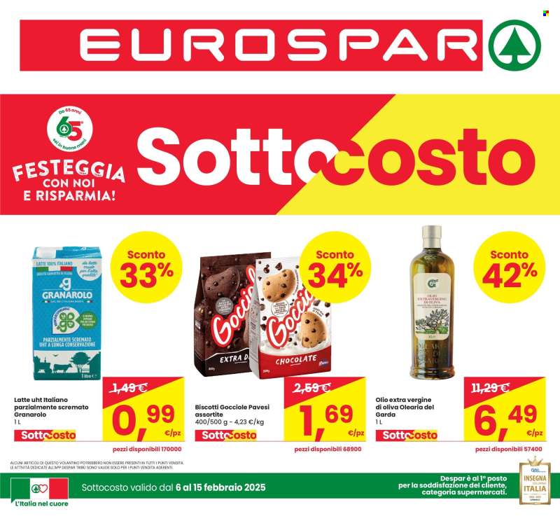 Volantino Eurospar - 6/2/2025 - 15/2/2025.