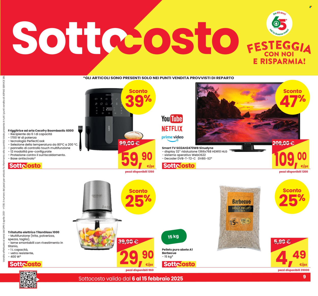 Volantino Eurospar - 6/2/2025 - 15/2/2025. Pagina 1