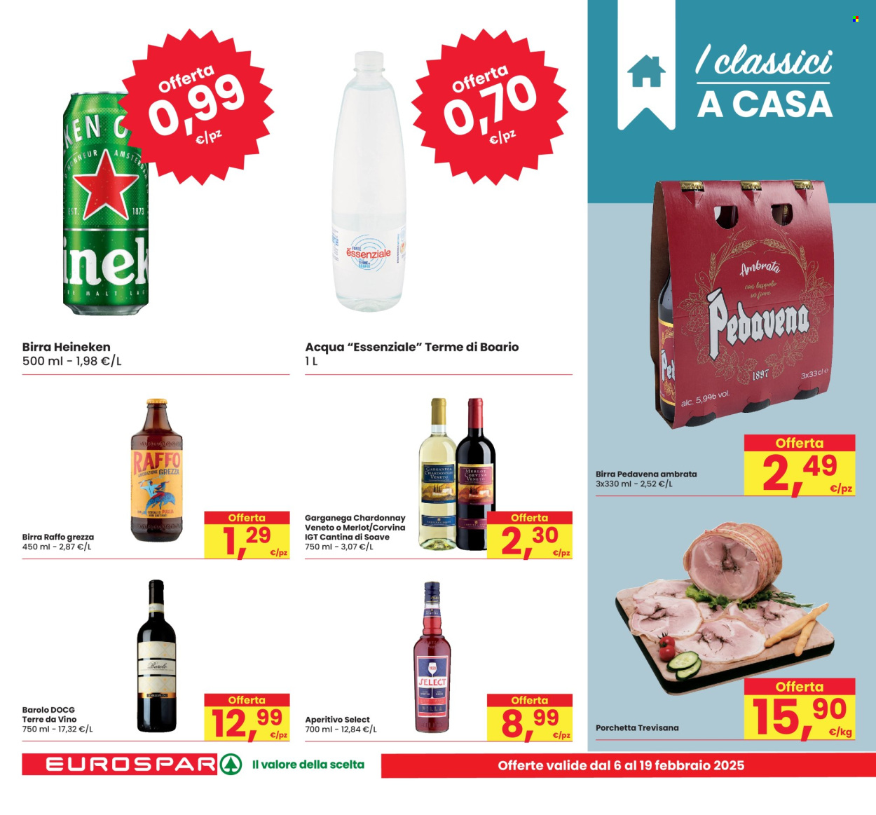 Volantino Eurospar - 6/2/2025 - 15/2/2025. Pagina 1