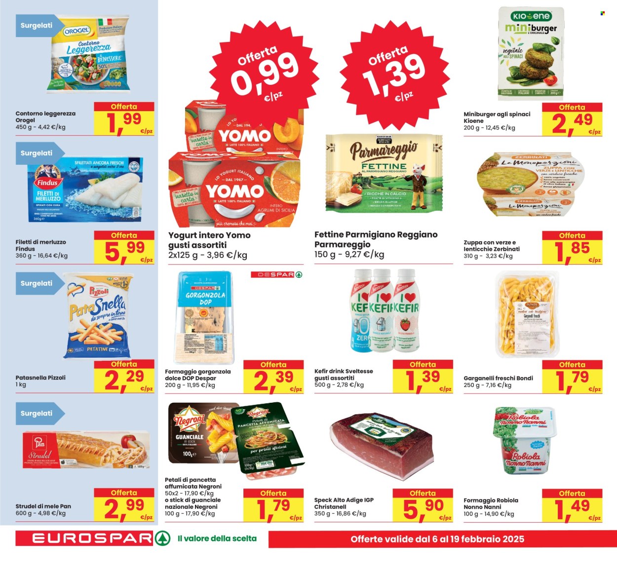 Volantino Eurospar - 6/2/2025 - 15/2/2025. Pagina 1