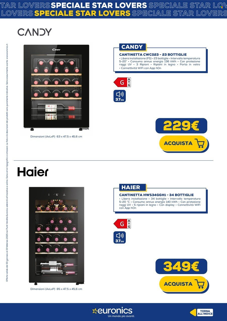 Volantino Euronics - 1/2/2025 - 19/2/2025. Pagina 1