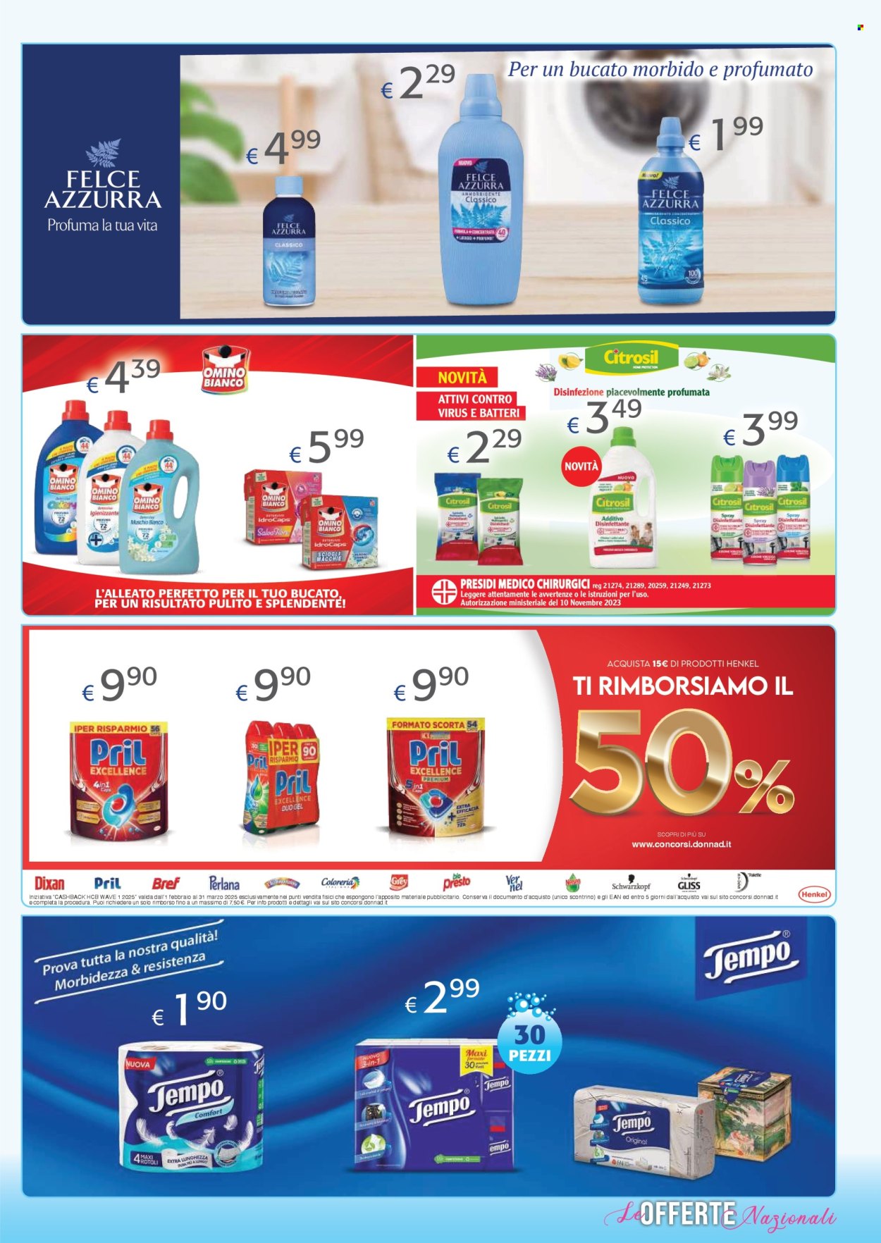 Volantino Acqua & Sapone - 5/2/2025 - 23/2/2025. Pagina 1