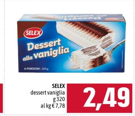 SELEX dessert Vaniglia