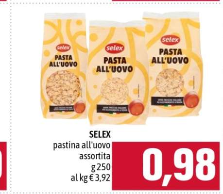 SELEX pastina all'uovo
