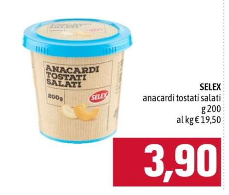 SELEX Anacardi Tostati Salati