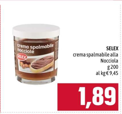 SELEX Crema Spalmabile alla Nocciola