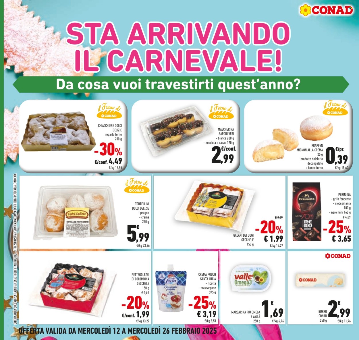 Volantino Conad - 12/2/2025 - 26/2/2025. Pagina 1