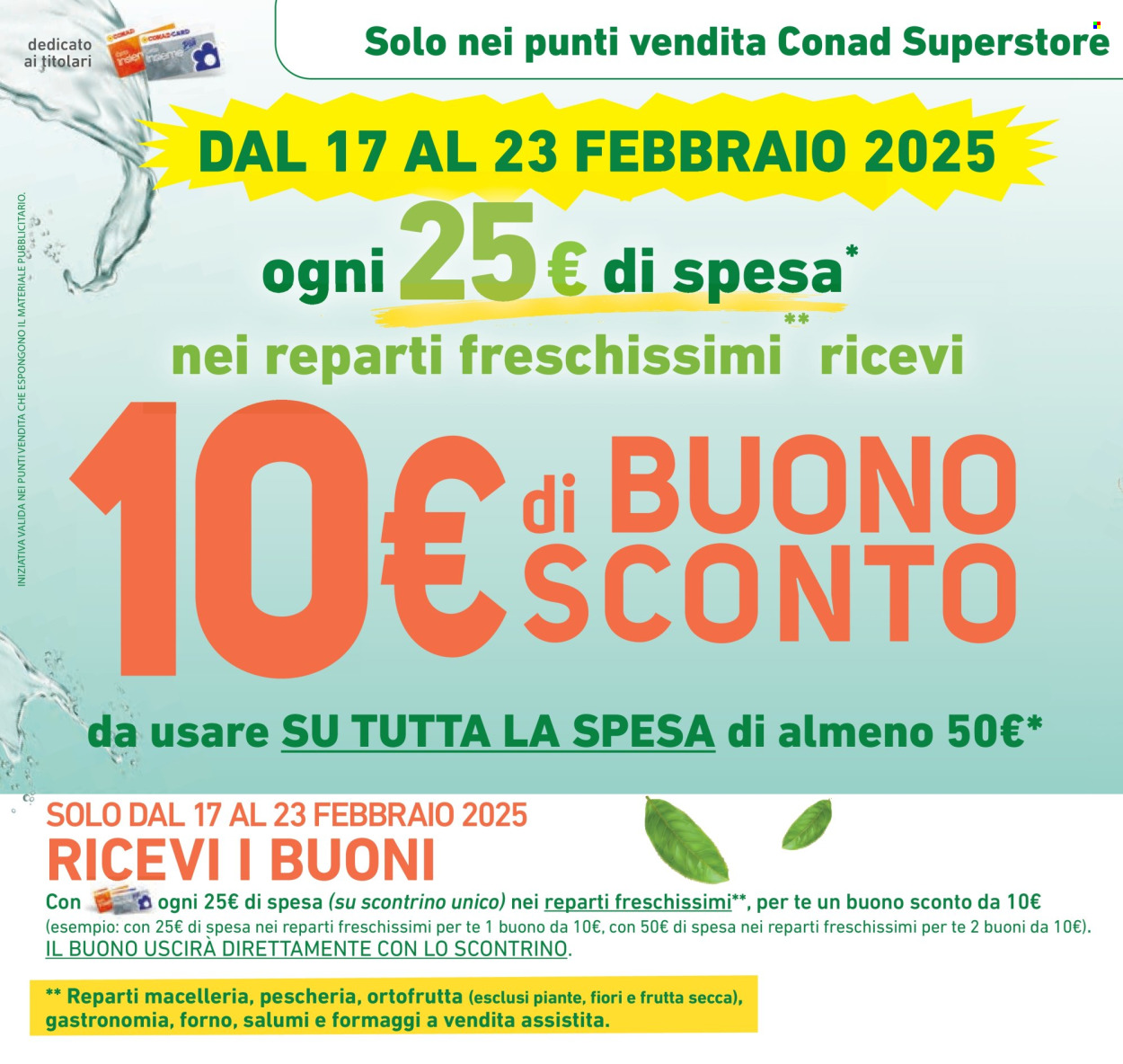 Volantino Conad Superstore - 12/2/2025 - 26/2/2025. Pagina 1