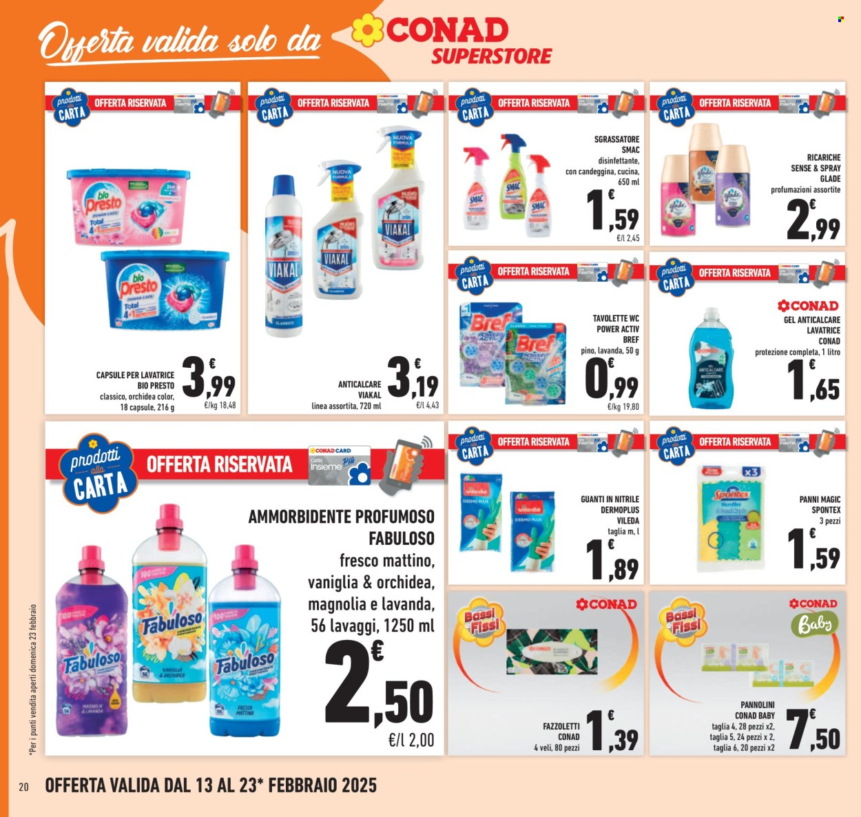 Volantino Conad Superstore - 13/2/2025 - 23/2/2025. Pagina 1