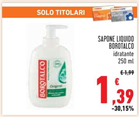 Sapone Liquido Borotalco