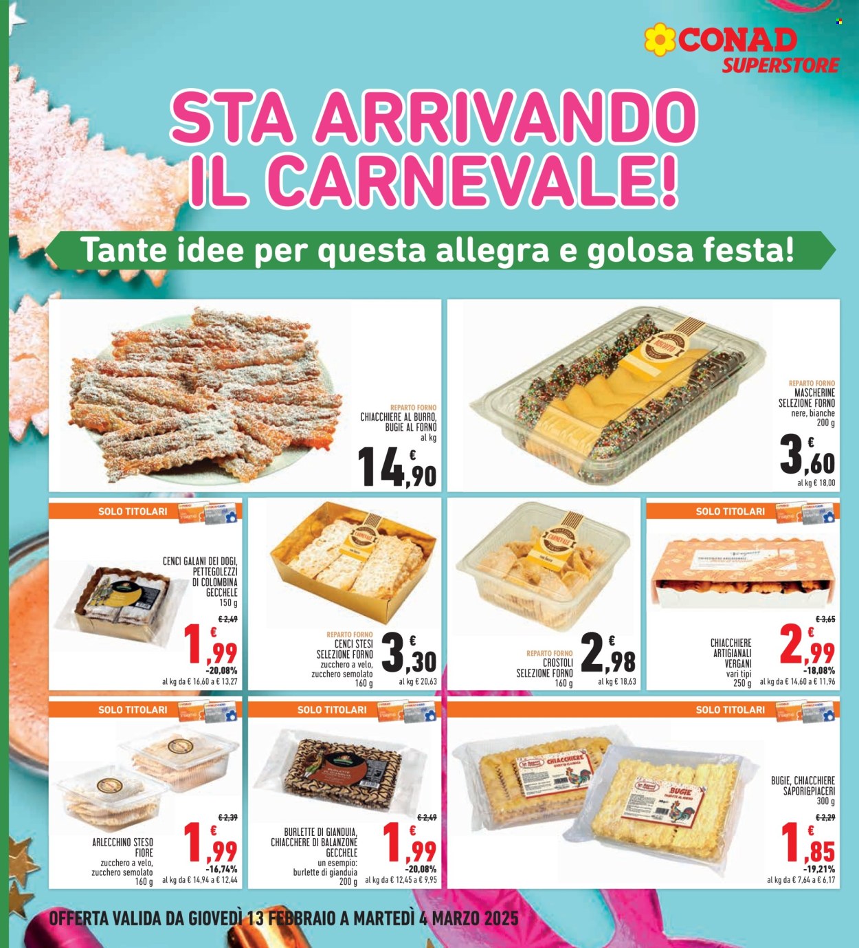 Volantino Conad Superstore - 13/2/2025 - 26/2/2025. Pagina 1