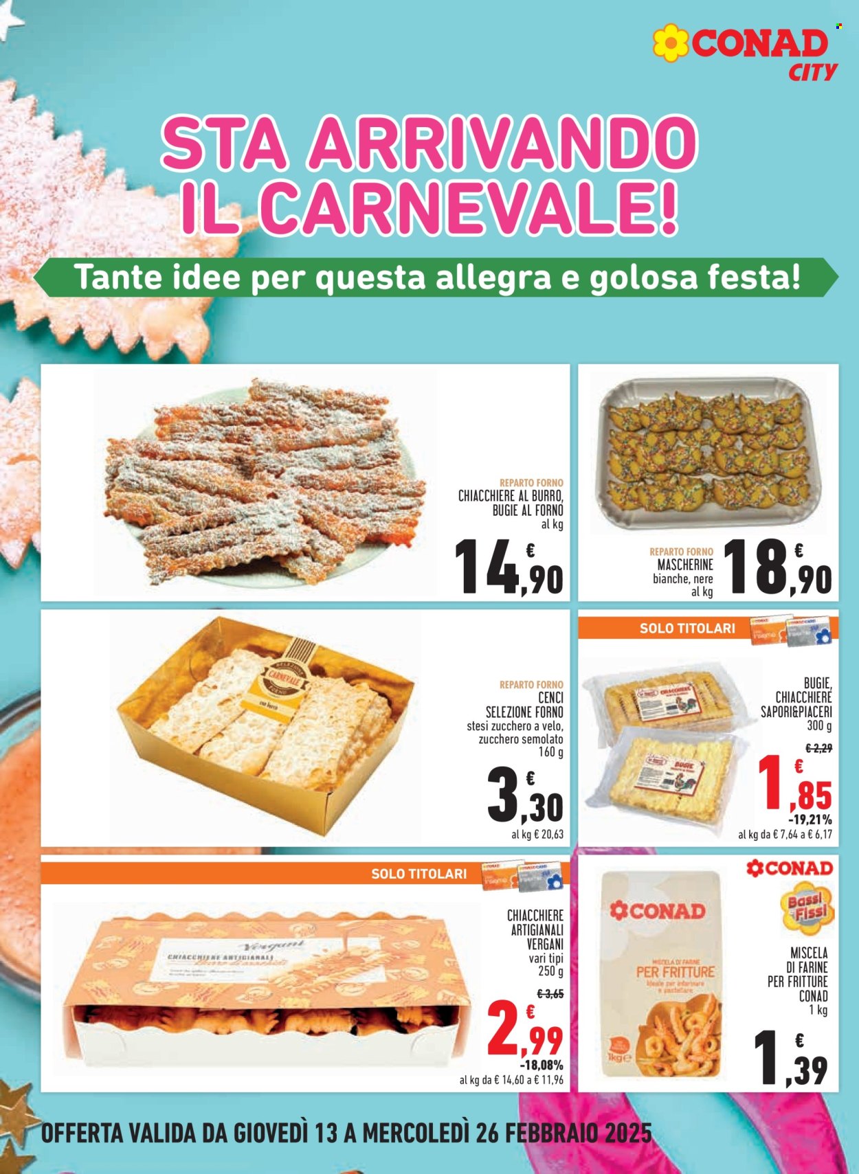 Volantino Conad - 13/2/2025 - 26/2/2025. Pagina 1