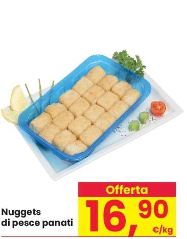 Nuggets di pesce panati