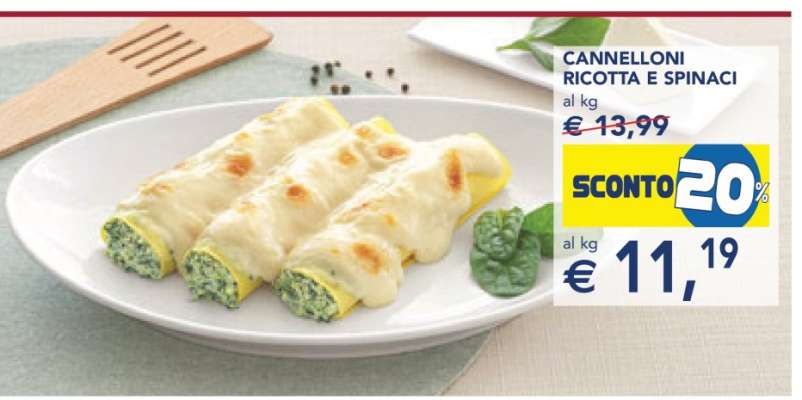 Cannelloni Ricotta e Spinaci