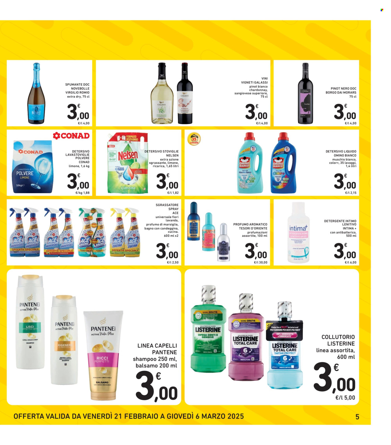 Volantino Spazio Conad - 21/2/2025 - 6/3/2025. Pagina 1