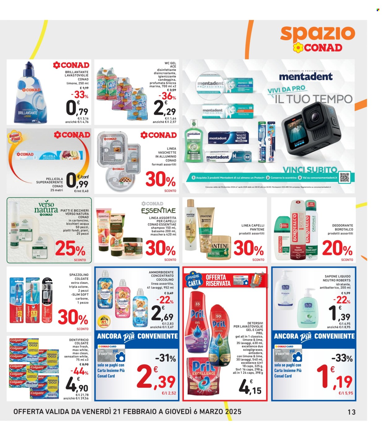 Volantino Spazio Conad - 21/2/2025 - 6/3/2025. Pagina 1