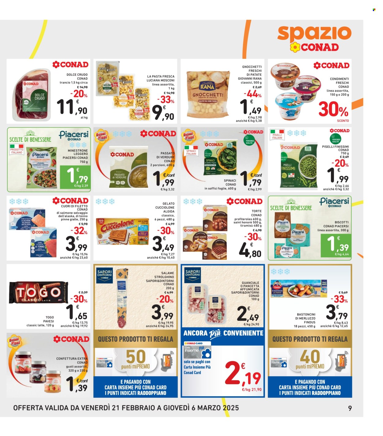 Volantino Spazio Conad - 21/2/2025 - 6/3/2025. Pagina 1