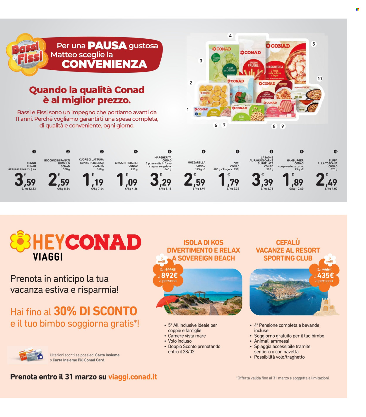 Volantino Spazio Conad - 21/2/2025 - 6/3/2025. Pagina 1