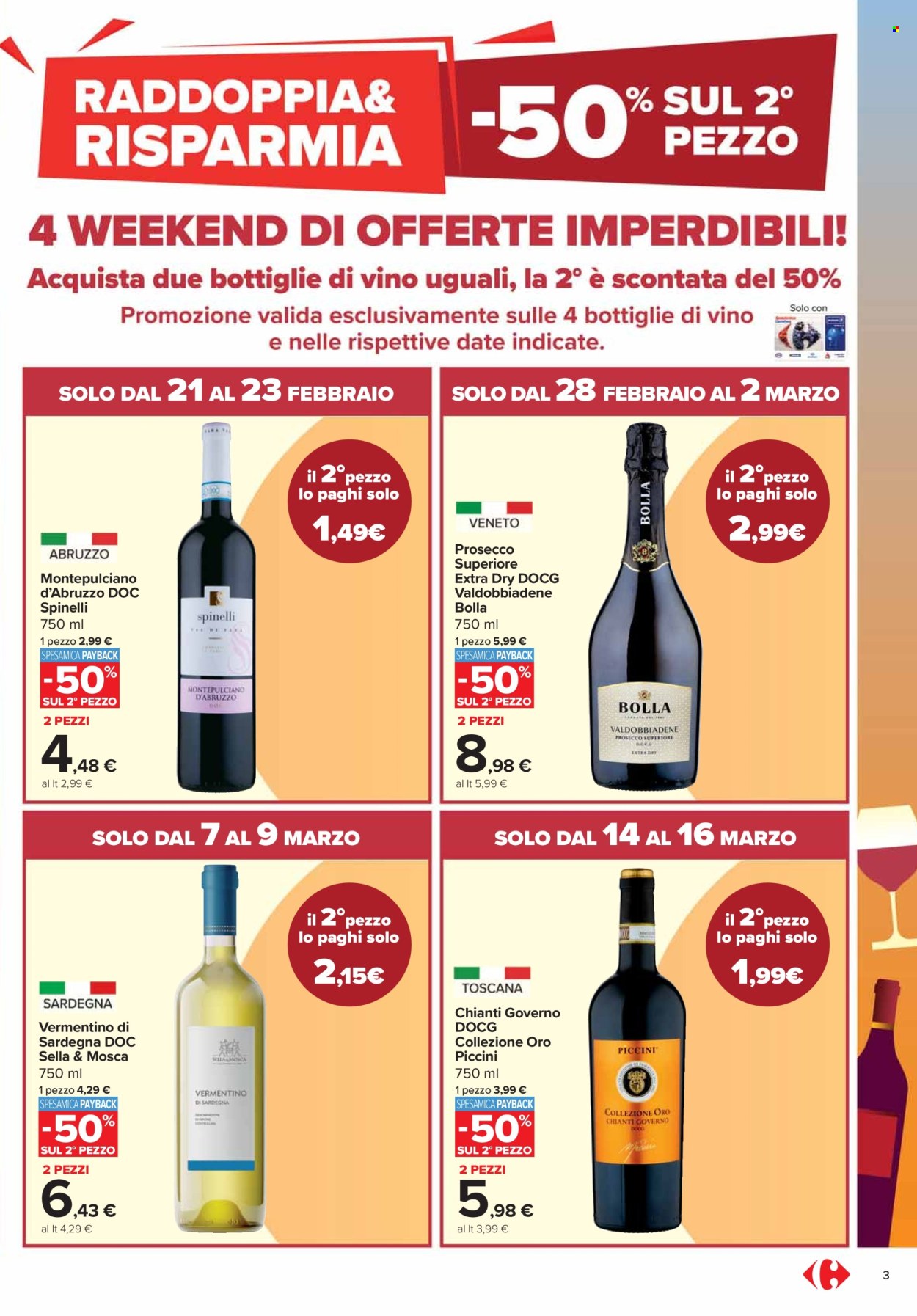 Volantino Carrefour - 17/2/2025 - 16/3/2025. Pagina 1