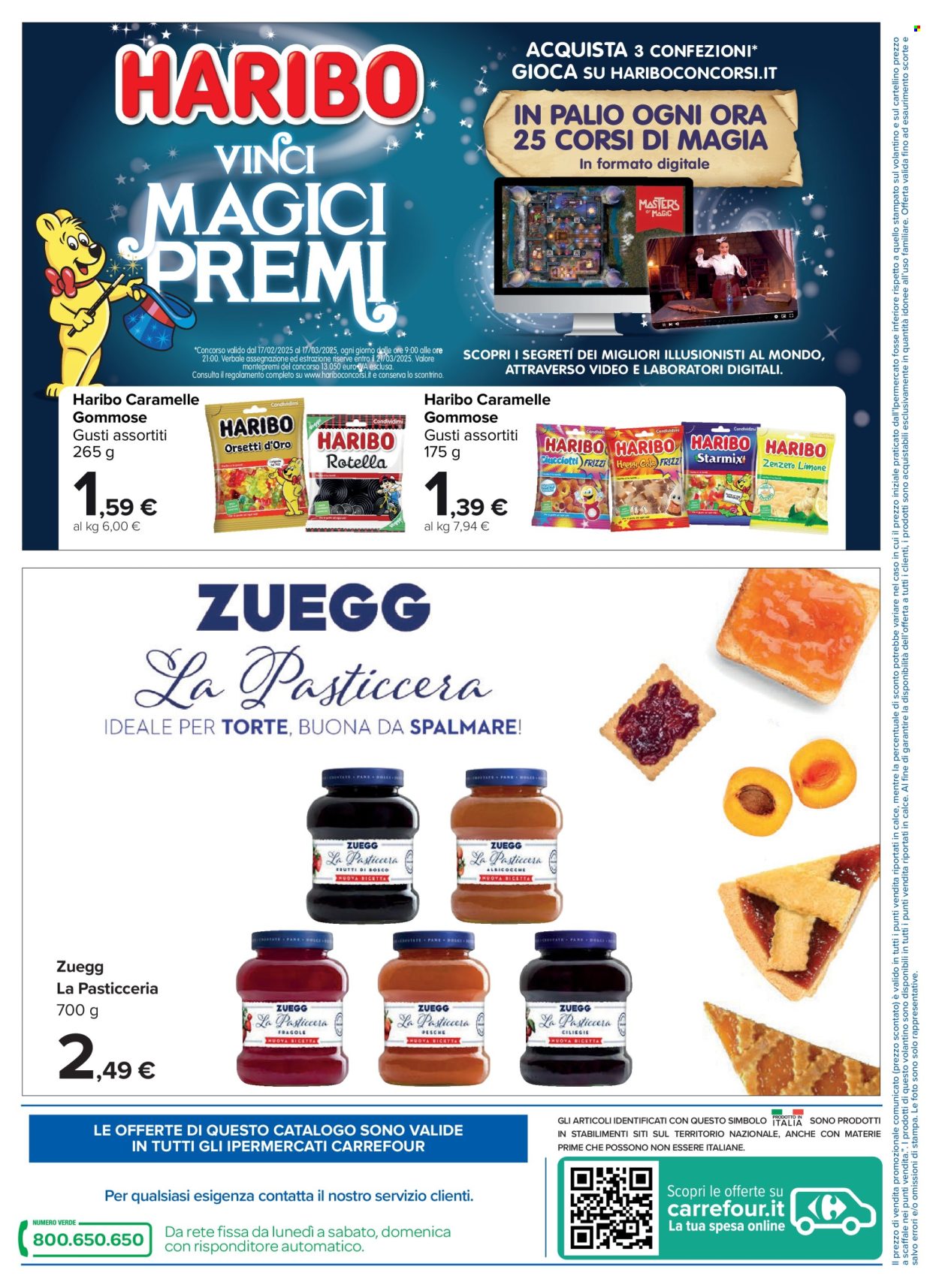 Volantino Carrefour - 17/2/2025 - 27/2/2025. Pagina 1