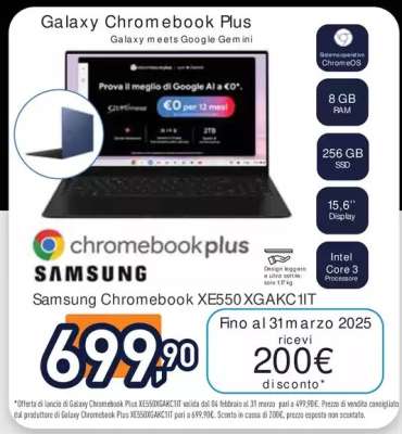 Samsung Chromebook XE550XGAKC1IT