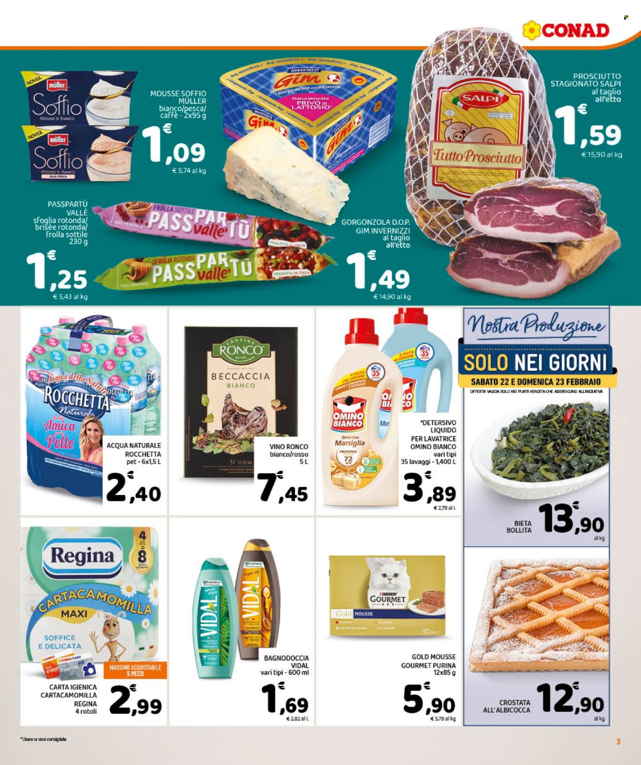 Volantino Conad - 19/2/2025 - 26/2/2025. Pagina 1