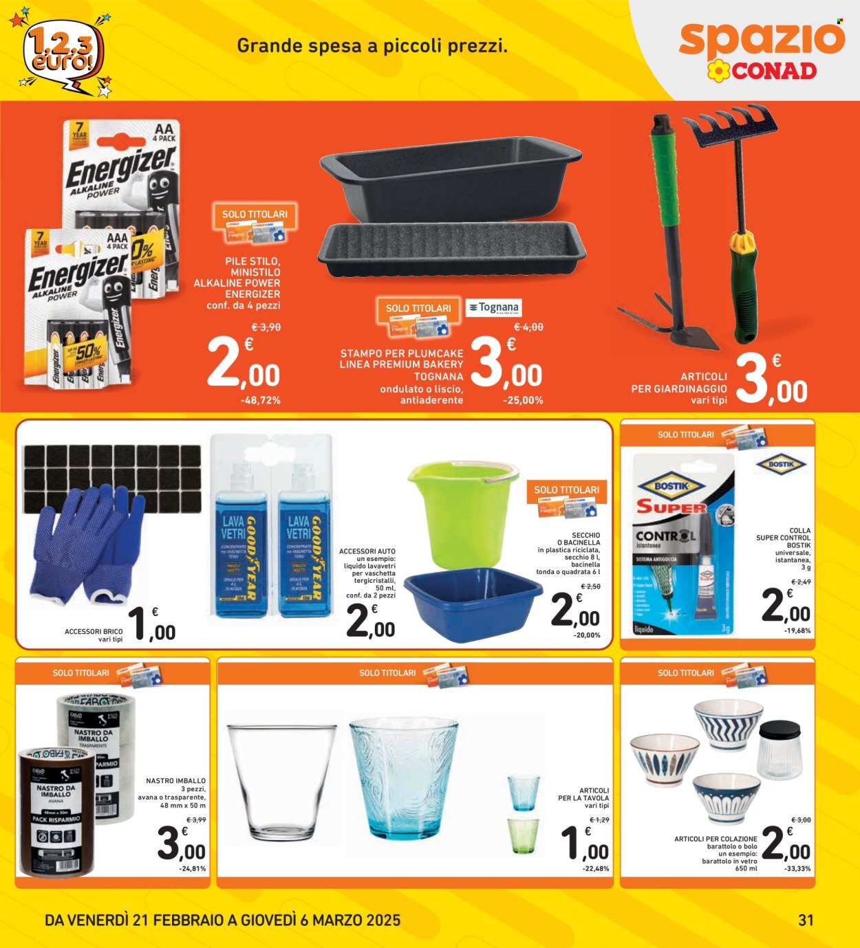 Volantino Spazio Conad - 21/2/2025 - 6/3/2025. Pagina 1