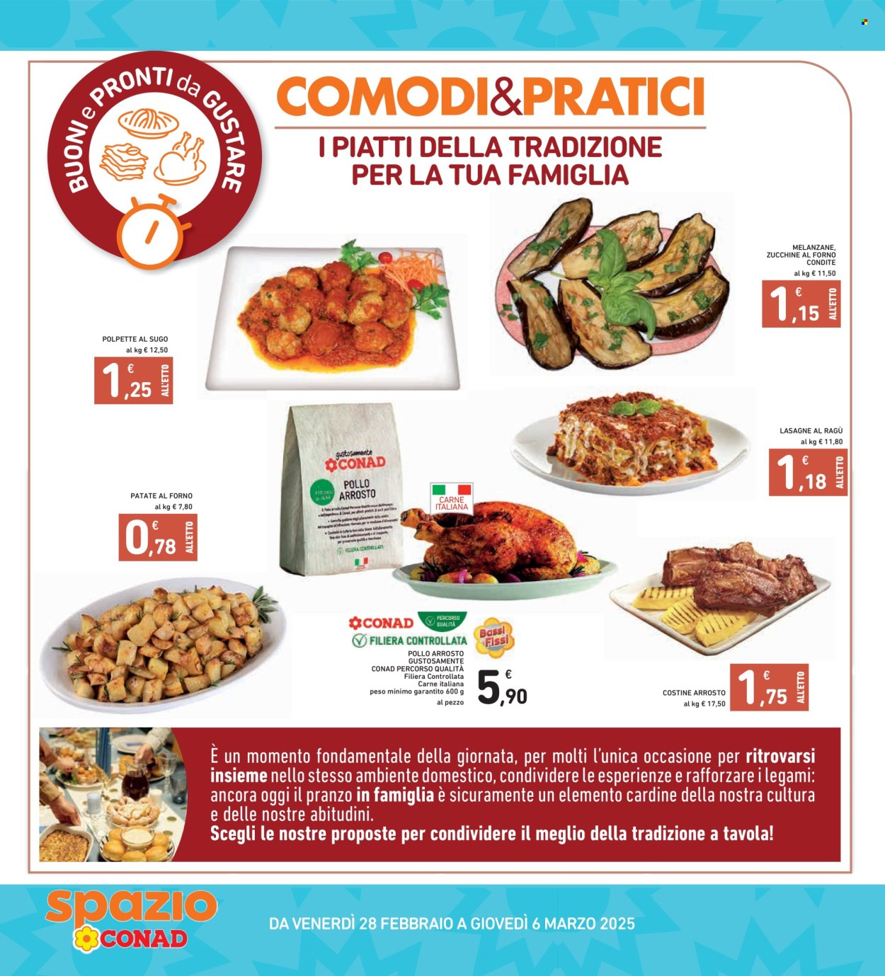 Volantino Spazio Conad - 21/2/2025 - 6/3/2025. Pagina 1