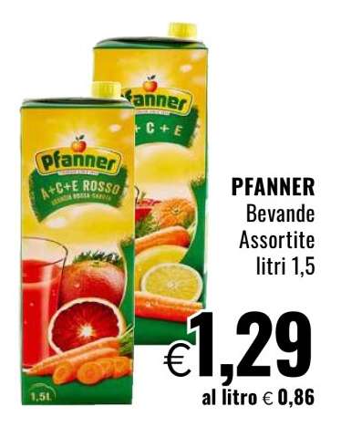 PFANNER Bevande Assortite