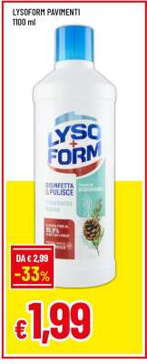 LYSOFORM PAVIMENTI 1100 ml