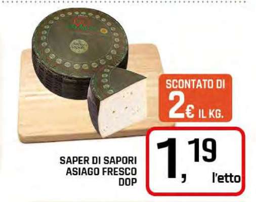 Saper di Sapori Asiago Fresco DOP