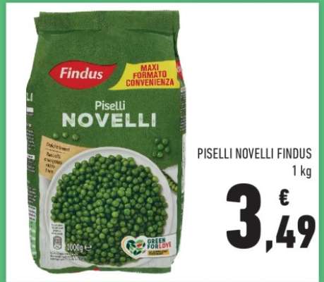 Piselli Novelli Findus