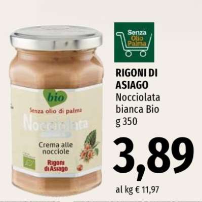 RIGONI DI ASIAGO Nocciolata bianca Bio