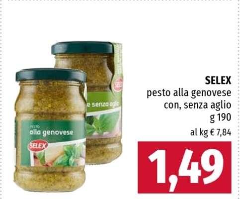 SELEX pesto alla genovese