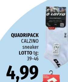 QUADRIPACK CALZINO sneaker LOTTO