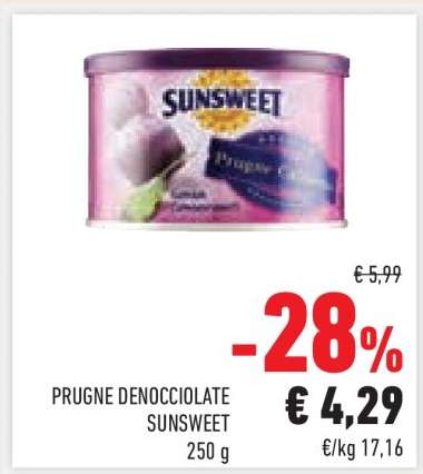 PRUGNE DENOCCIOLATE SUNSWEET