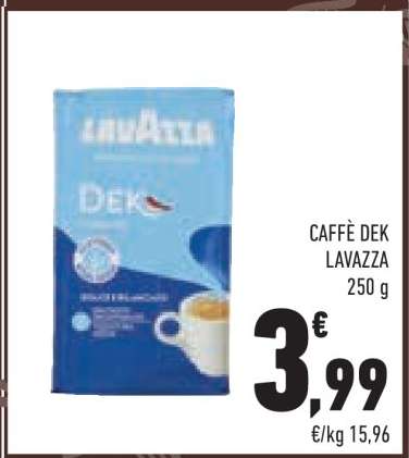 CAFFÈ DEK LAVAZZA