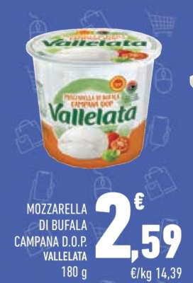 Mozzarella di Bufala Campana D.O.P. Vallelata