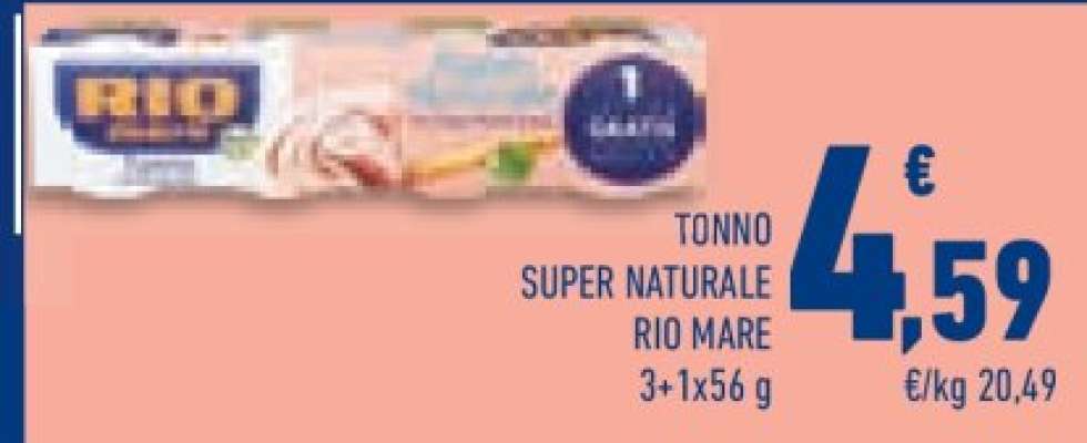 Tonno Super Naturale Rio Mare