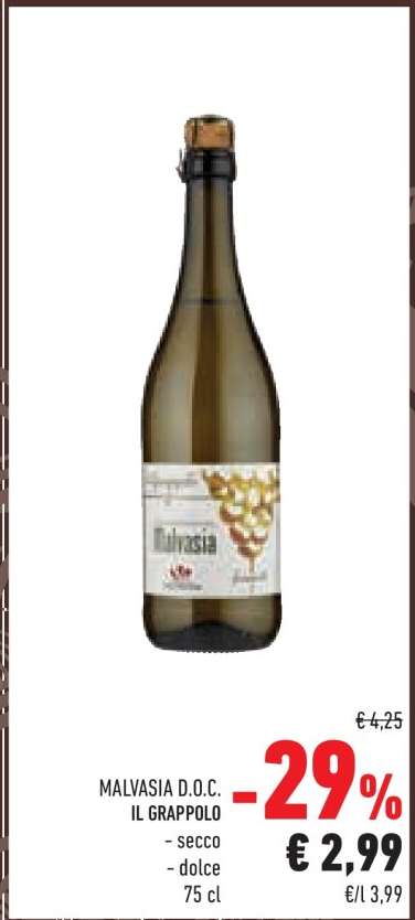 MALVASIA D.O.C. IL GRAPPOLO