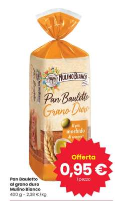 Pan Bauletto al Grano Duro Mulino Bianco