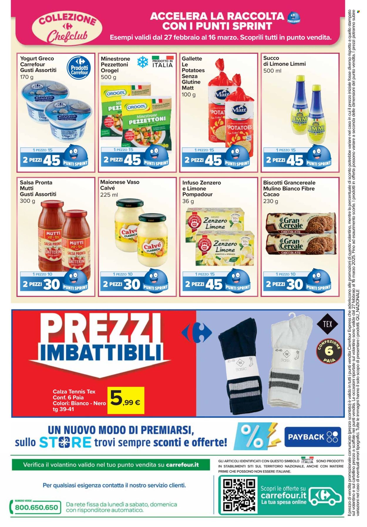 Volantino Carrefour - 27/2/2025 - 16/3/2025. Pagina 1