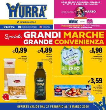 Volantino Hurrà Discount - 27/2/2025 - 12/3/2025.