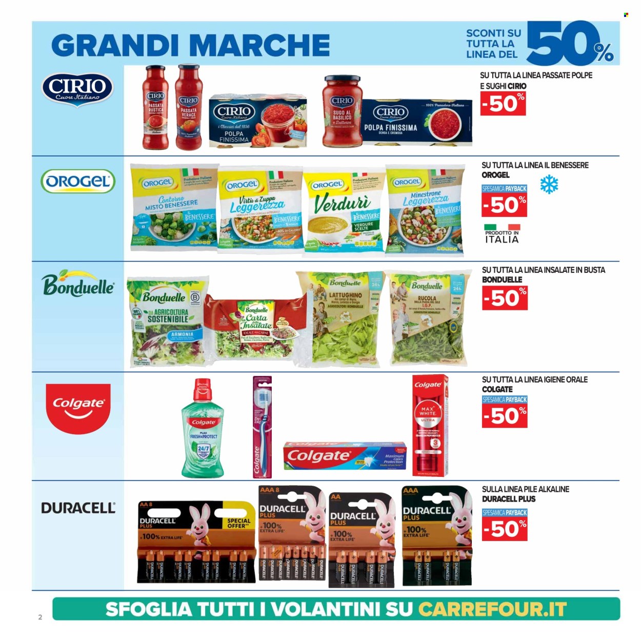 Volantino Carrefour - 28/2/2025 - 12/3/2025. Pagina 1