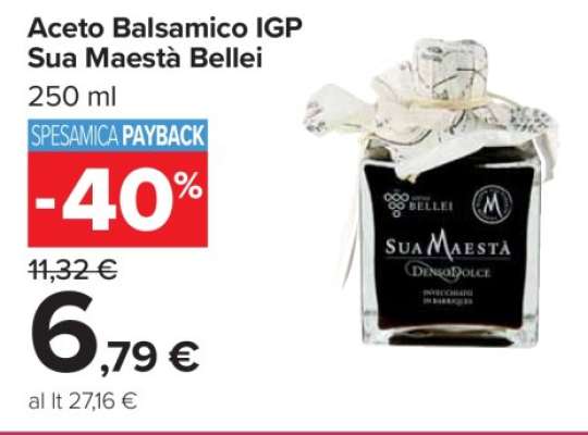 Aceto Balsamico IGP Sua Maestà Bellei