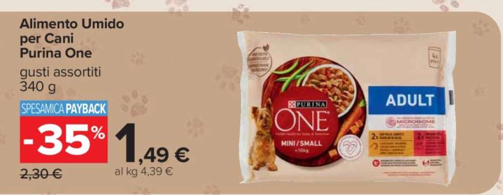 Alimento Umido per Cani Purina One