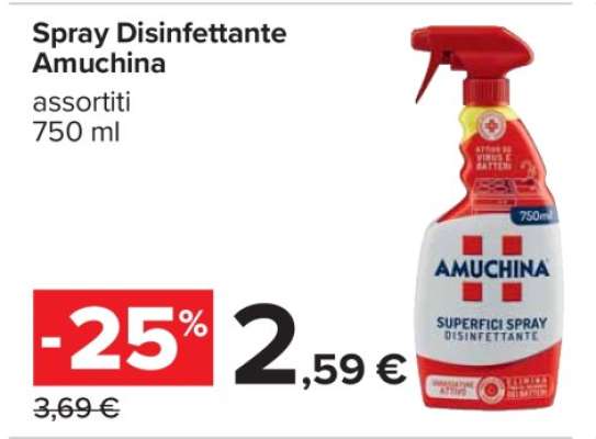 Spray Disinfettante Amuchina