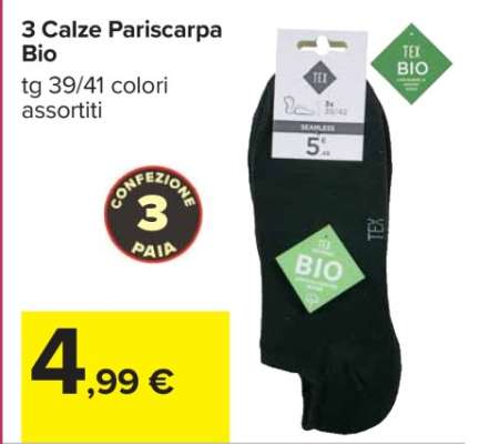 3 Calze Pariscalpa Bio