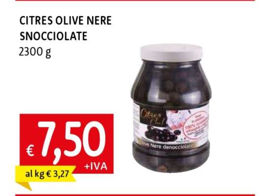 CITRES OLIVE NERE SNOCCIOLATE